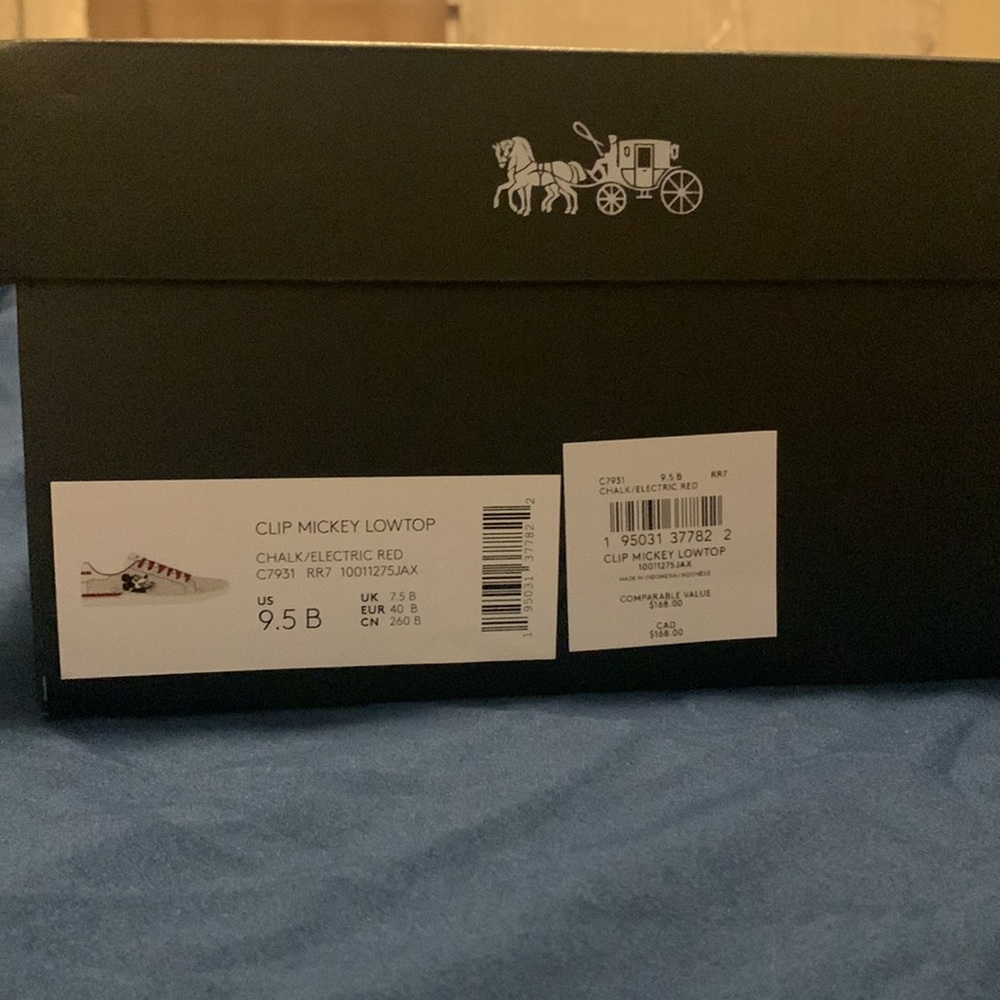 Coach Mickey Mouse Low Top brand new NEVER WORN! - Picture 5 of 5